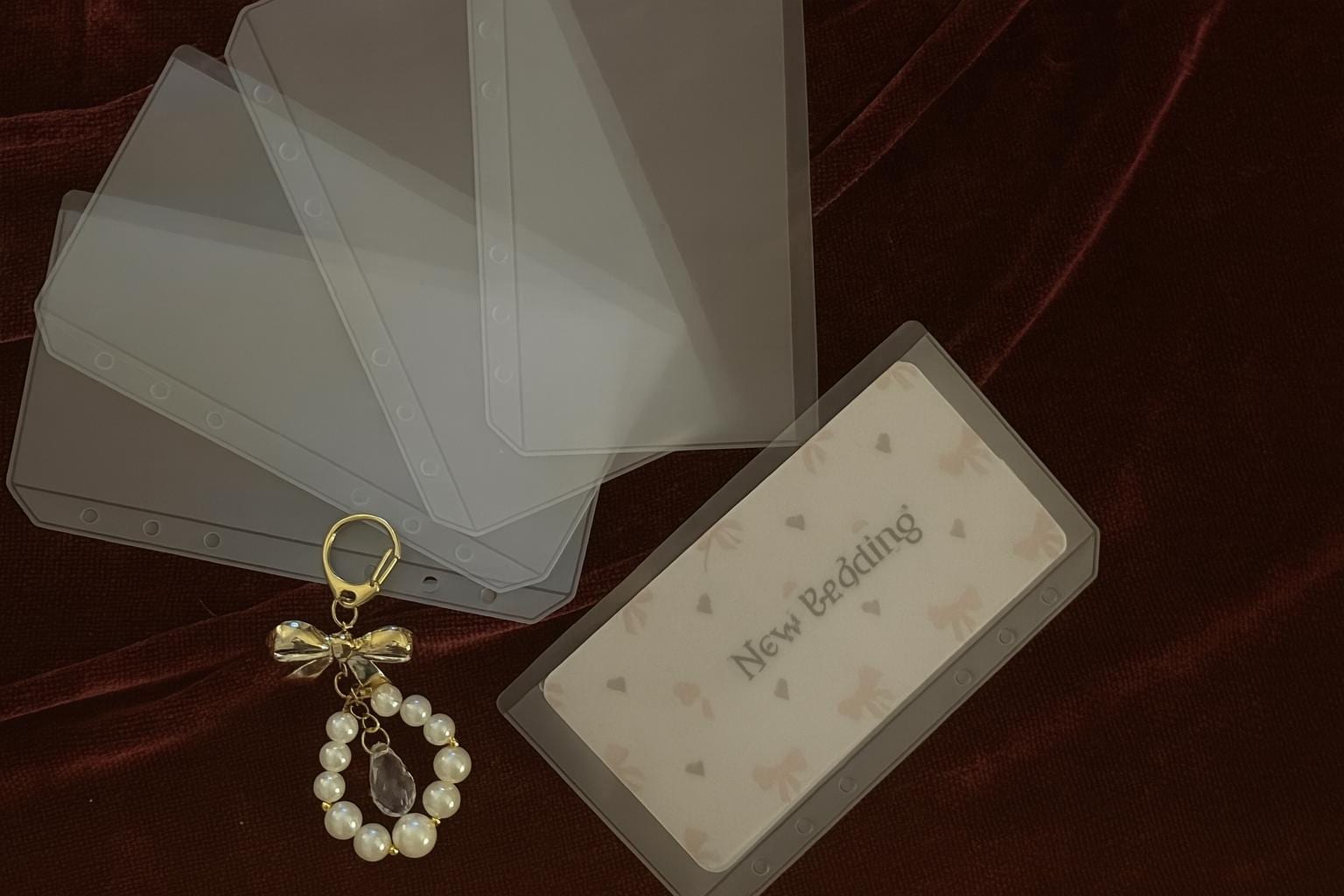 24 Stück A6 Bindertaschen Transparent - Reißverschlusslose Budget-Umschläge