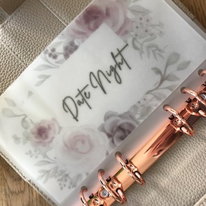 Sobres de efectivo con diseño bohemio floral y vitela esmerilada para rellenar con efectivo, crear carpetas de presupuesto y afrontar desafíos de ahorro. ¡Nuevo!