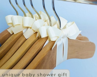 Wood Baby Hangers Gift Wooden Baby Hanger Nursery Closet Organization Baby Shower Gift Mom To Be Gift Infant Hanger Baby Shower Gift Idea