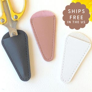 Sewing Scissors Cover Small Leather Scissors Sheath Shears Protective Cover Leather Sheath Sewing Shears Sheath Hair Cutting Shears Cover