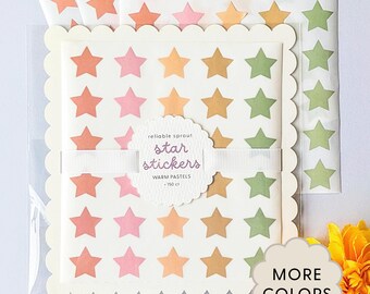 Pastel Star Sticker Mini Decal Star 150 Count Star Sticker Kid Chore Chart Reward Sticker Small Star Multicolor Mini Decal Scrapbook Sticker
