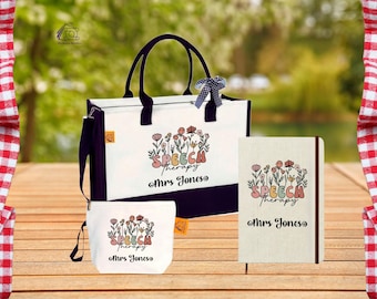 Personalized Speech Therapist Tote Bag: SLP Appreciation Gift