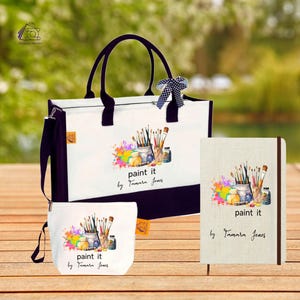 Artist Tote Bag, Personalised Art Teacher Bag, Painter Gift, Gift For Art Lover, Gift For Art Teacher, Artist Gift, Art Teacher Appreciation