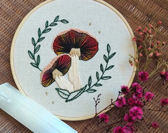 Magic Mushrooms Mixed Media Embroidery Kit