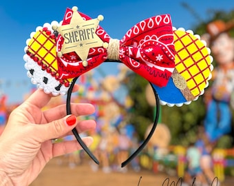 Orejas de Mickey de Toy Story: Diadema con orejas de ratón de lentejuelas