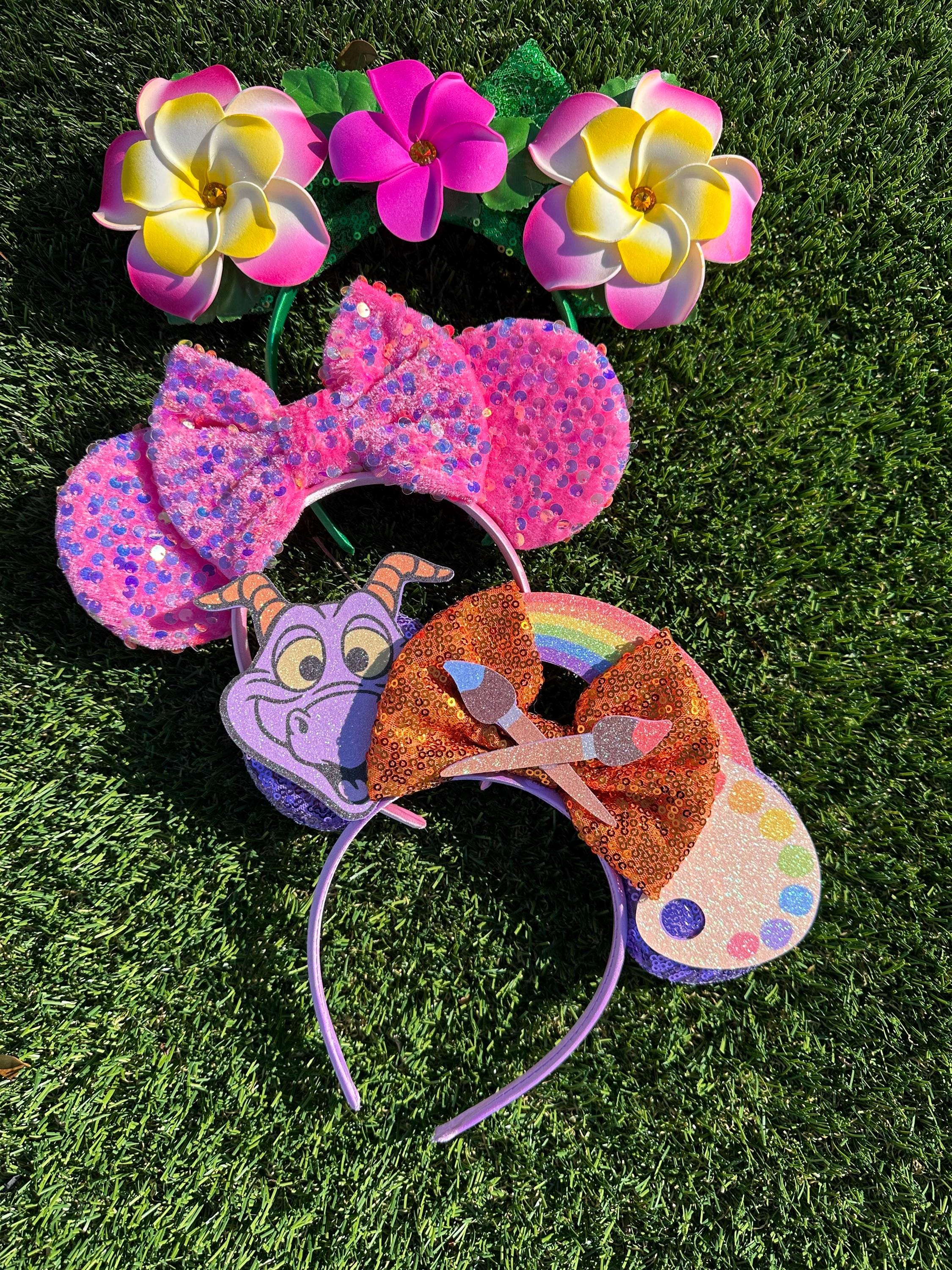 Figment Ears Headband: Sequin Bow, Festival of the Arts  display picture 3