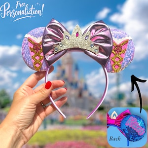 Tangled Ears, Rapunzel Mickey Ears, Tangled headband, Minnie Ears, Mouse Ears Headband, Disney Princess ears, Personalized Disney Ears