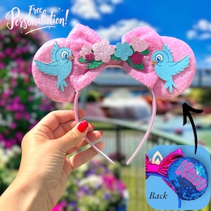 Princess Ears, Mickey Ears, Disney Princess headband, Minnie Ears, Mouse Ears Headband, Disney Party ears, Personalized Disney Ears