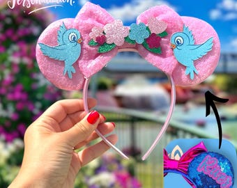 Princess Ears, Mickey Ears, Disney Princess headband, Minnie Ears, Mouse Ears Headband, Disney Party ears, Personalized Disney Ears