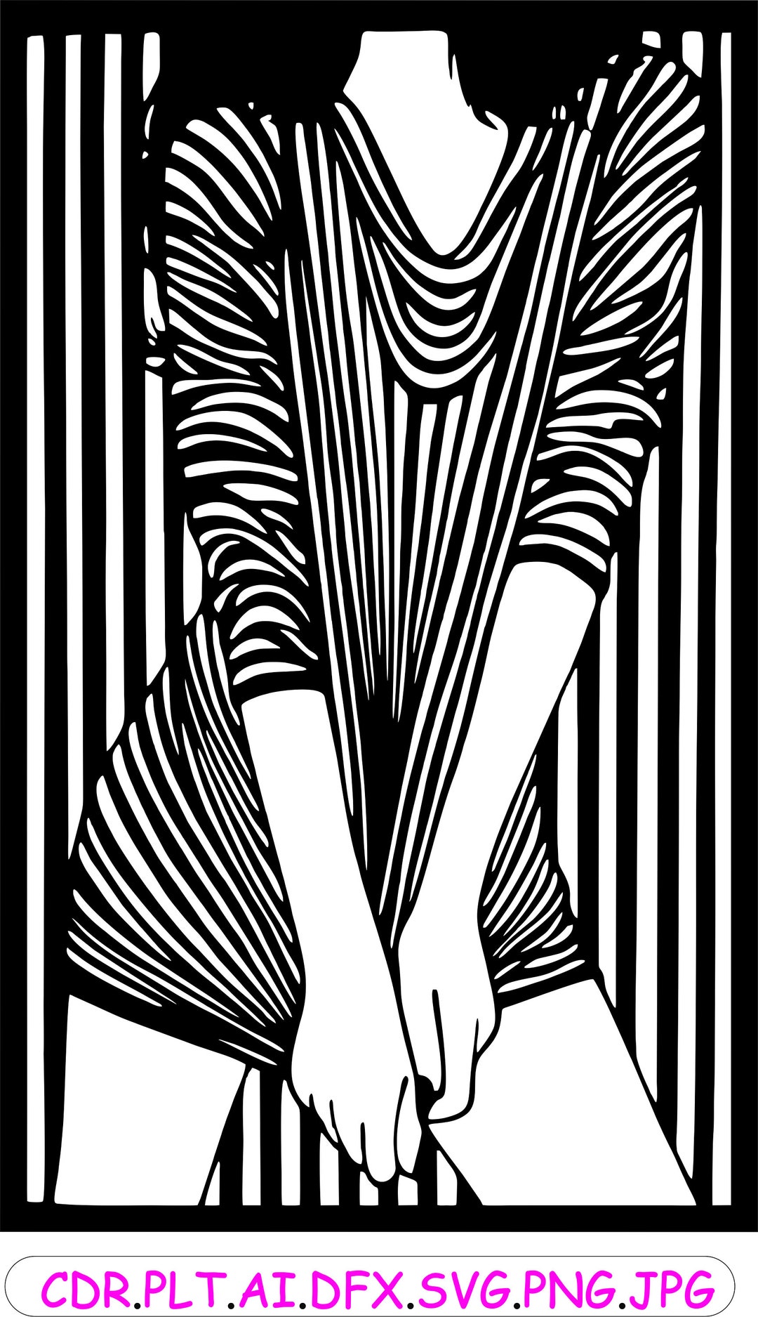 Abstract Woman Svg Decor Laser Cut, Svg, Dxf,wallart, CNC Cutting, CNC ...
