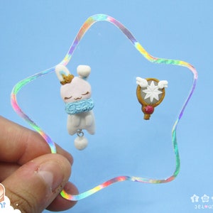 CardCaptor Sakura, boucles d'oreilles, baguette étoilée, baguette de rêves, Clow Key, Mahou Shoujo, PINCE, Sakura Kinomoto, Momo, Kero, spinelle soleil, clé magique