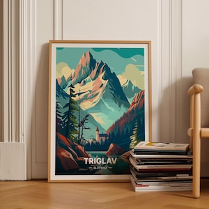 Slovenia Triglav National Park Poster, Travel-Inspired Wall Art, Home Office Decor, Unique Gift Idea for Travel Enthusiasts, C20-1628