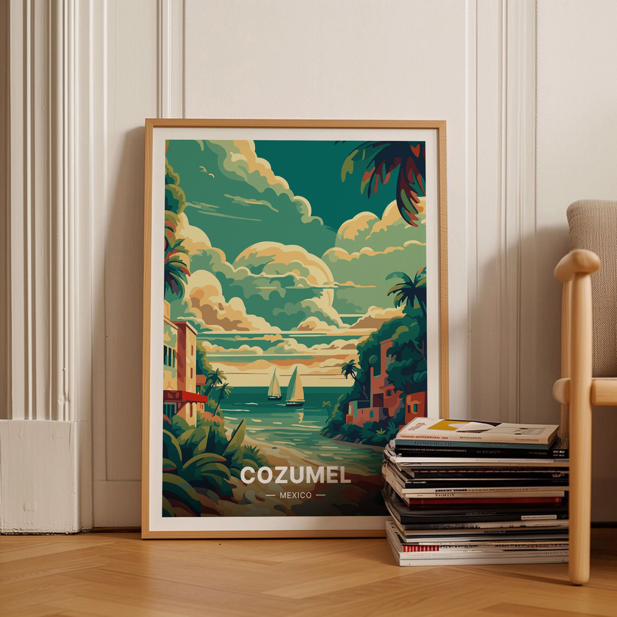 Cozumel Mexico Picture Frame - Etsy