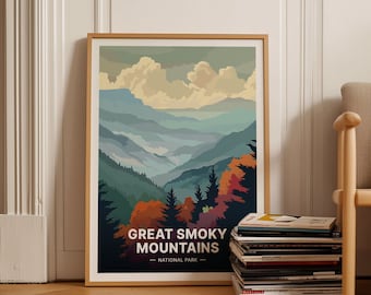 Smoky Mountains National Park Travel Poster, C20-1316