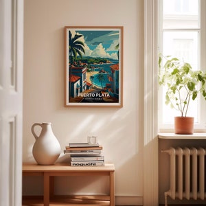 Puerto Plata Travel Poster, Caribbean Wall Art, C20-1192 imagen 4