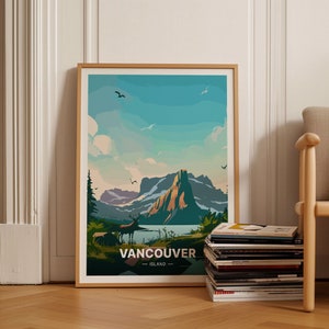 Vancouver Island Poster, Travel Wall Art, Adventure Home Decor, Destination Print, C20-606