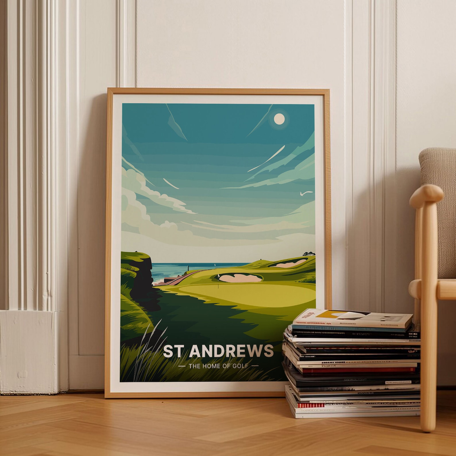 St Andrews Golf Course Travel Poster, Scotland Art Print, C20-666 - Etsy