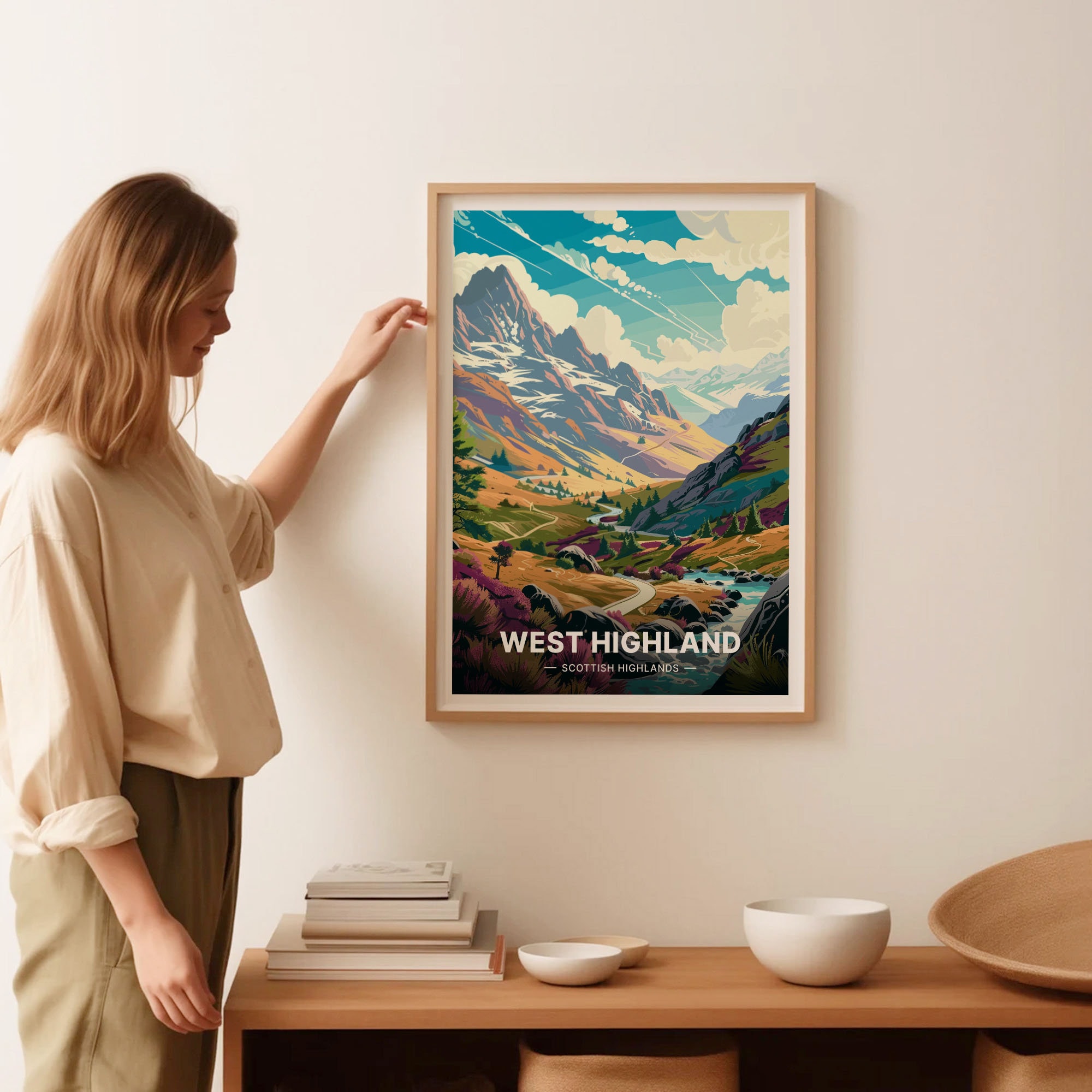 Tucson Arizona Travel Poster, Vibrant Wall Art for Home Decor