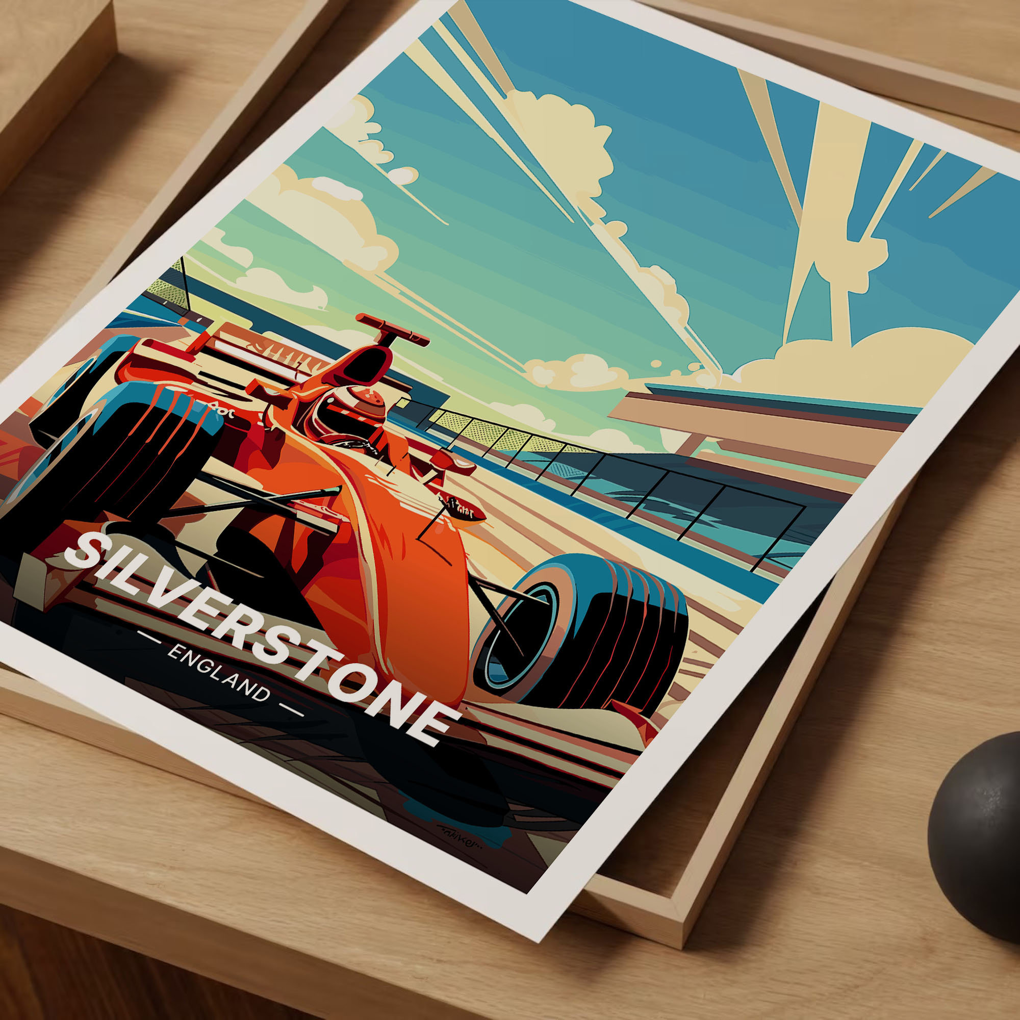 Wallet Silverstone Racing Silverstone Racing Poster, England Motorsport Art, C20-1565 - Etsy