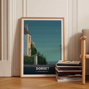 Dorset Travel Poster, Durdle Door Wall Art, Jurassic Coast Scenery, Lulworth Cove Landscape, Home Decor, Office Decoration, Gift, C20-1176