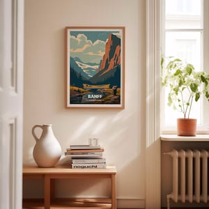 Banff National Park Travel Poster, Alberta Canada Art Print, C20-282 image 4
