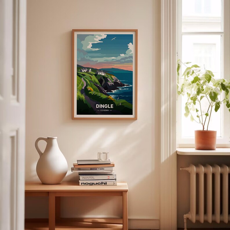 Dingle Peninsula Ireland Travel Poster, Vintage Irish Coastal Art, C20-886 image 4