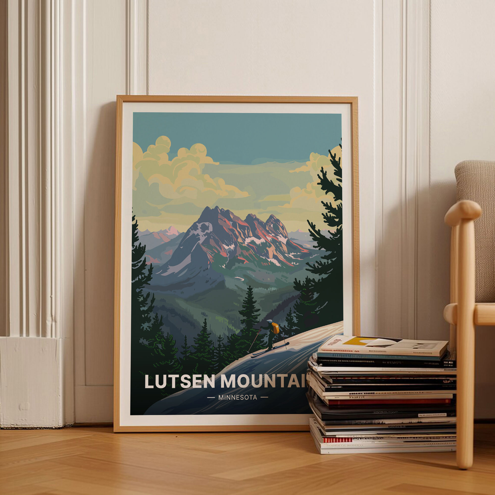 milet visons 2022 Brochure パンフレット Lutsen Mountains Travel Poster, Lake Superior View, Midwest Ski