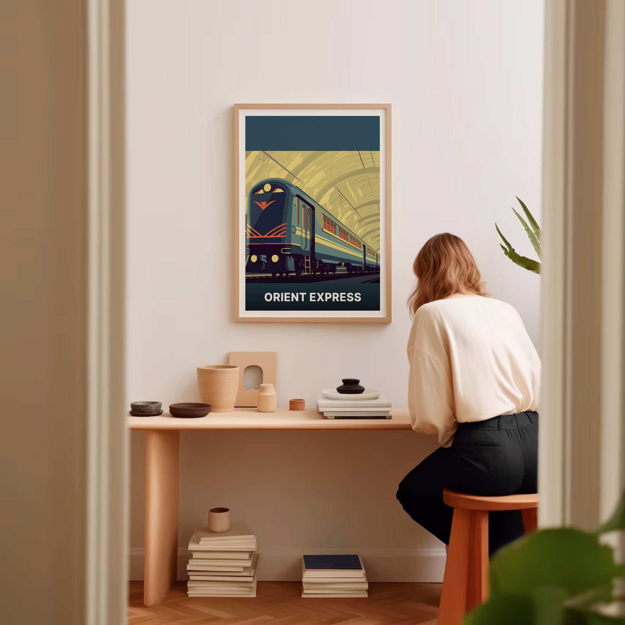 Fotolijst incl. Poster - Kaart - Venetië - Goud - Plattegrond