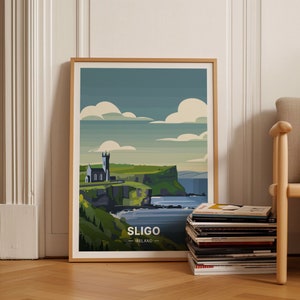Benbulben Mountain Sligo Poster, Travel Wall Art, Ireland Landscape, Home Decor, Adventure Aesthetic, C20-417