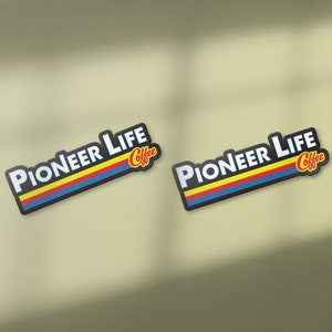 Pioneer Life Stickers 10pcs, Pioneer Gift, JW Gift, JW Stickers, JW, Decal, Laptop/Phone Stickers, Water Proof Stickers, Vinyl