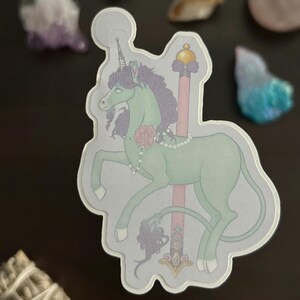 Vinylsticker Stickers glanzend | Decora Decoratie Scrapbooking Knutselen | Prinses Eenhoorn Carrousel Circus | Kawaii-fantasiedromen