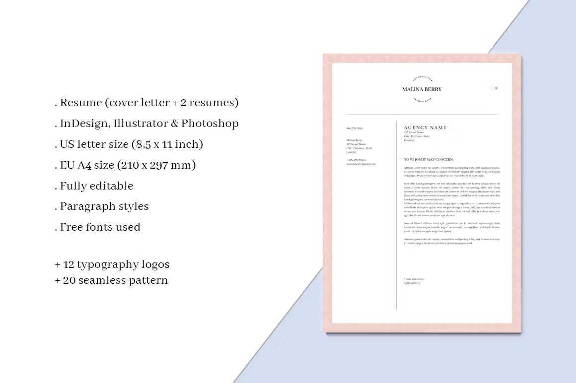 I Create Resume Template Word Google Docs Apple Pages Resume I Create Resume Template Word Google Docs Apple Pages Resume