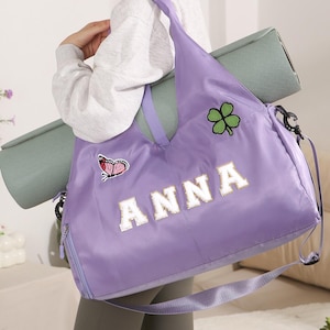 Custom Dance Bag For Girls Personalized Name Duffle Bag Gift for Dancing Gymnastic Cheer Girls Kids Travel Bag Girls Birthday Gift