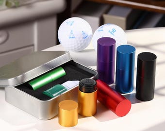 Carimbo de bola de golfe com nome personalizado e monograma, marcador de bola de golfe masculino, carimbo de bola de tinta, presentes personalizados para golfistas, presentes para o dia dos pais