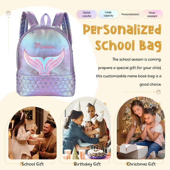 Zaino Personalizzato Per Bambini – Mini Zaino Orsacchiotto Per Asilo, Scuola E Gite, Leggero E Robusto, Con Spallacci Imbottiti, Per Bambini Da 1 Anno