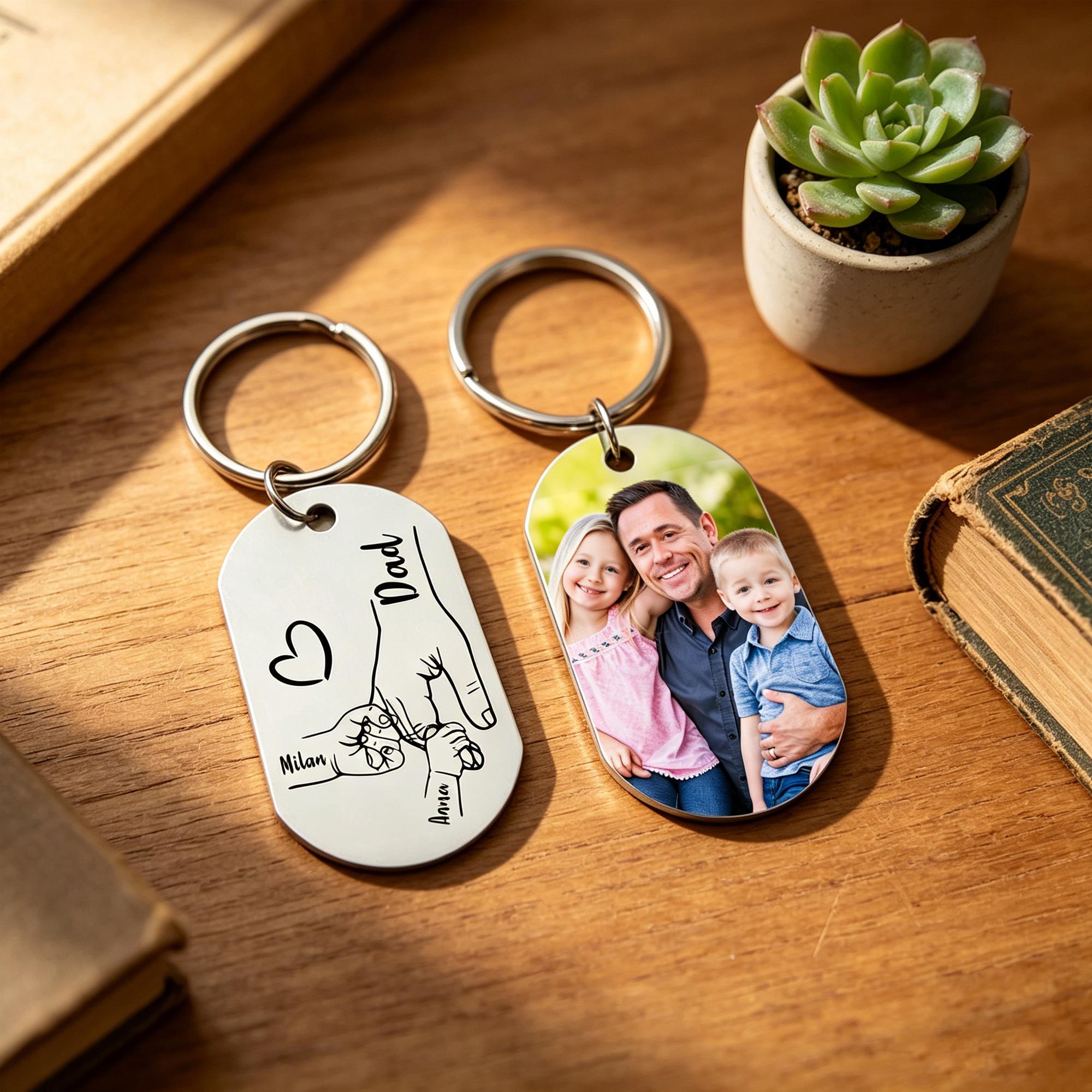 Dad Gift Keychain