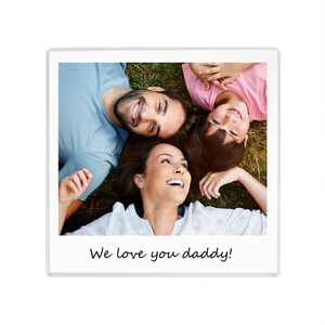 The Day You Became My Daddy Photo Acrylic Block Gift for Father's Day