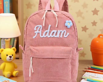 Custom Kids Backpack With Name, School Bag, Toddler Book Bag, School Bag for Kids, Children's Backpack, Kids Backpack, Kids Birthday Gifts
