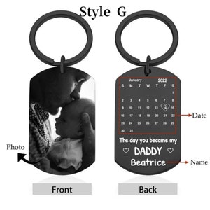 Personalized Ultrasound Keychain, Daddy Carry Me, Bump Keyring, Dad to ...