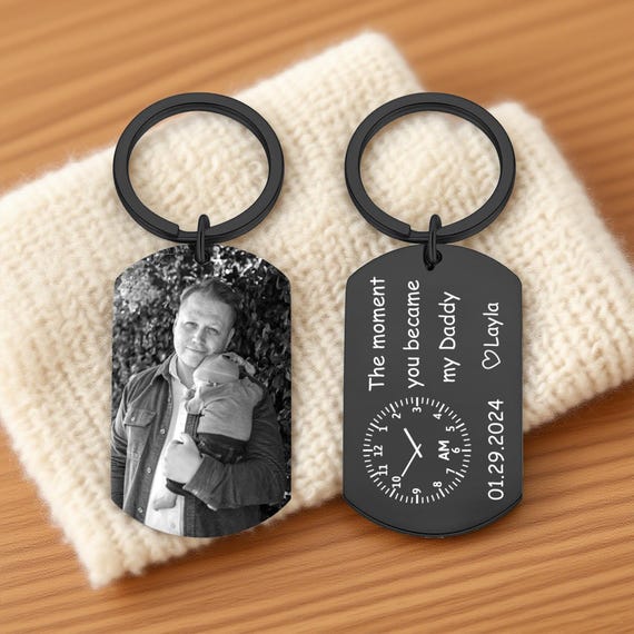 Moneda Decisión "Le Toca A Mamá O Papá" - Regalo Original Para Embarazada, Recién Nacido, Con Tarjeta Y Sobre, Plateado