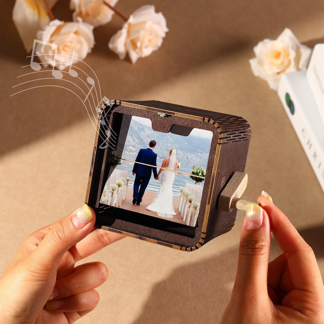 Personalized Photo Flipbook Animation Box Custom Crank Photobox Picture ...