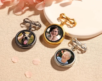 Custom Photo Lapel Pin for Groom Wedding Gift Custom Photo Boutonniere Lapel Pin Wedding Memorial Pin Wedding Keepsake for Groom Gift