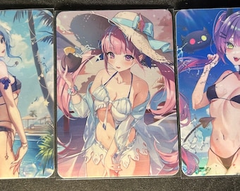 Cards - Hololive Suisei, Aqua, Fubuki, Towa, StartEnd, Hololive Japan, Hololive JP