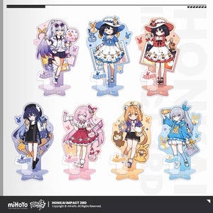 Honkai Impedit 3rd authentische Chibi Sommerkleid Kiana, Seele, Bronya, Mei, Susannah, Elysia