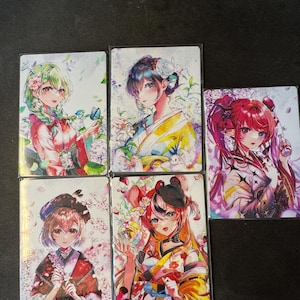 Cards - Hololive Fauna, Mumei, Baelz, Kronii, Irys, Hololive Council, Hololive English, Hololive Gen 2, Kimono Set, Hope
