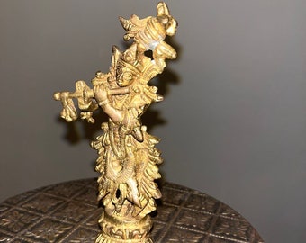 Krishna Statue (Messing)