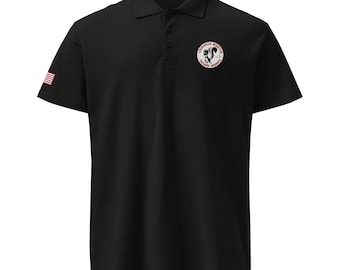 Lockheed Martin Polo Shirt: Piqué, Unisex Aviation Style