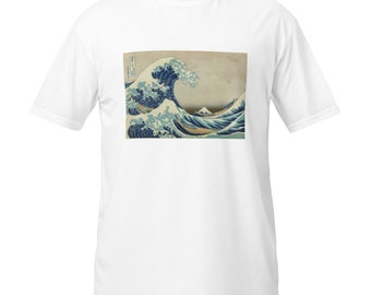 Fuji Wave Graphic T-Shirt, japanische Kunst T-Shirt, Ukiyo-e Style