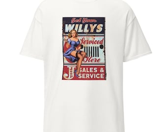 Jeep Wrangler Classic LDD Series Original Artwork Designs Triblend - Camisetas Supersuaves, Carbón Vegetal, Medium