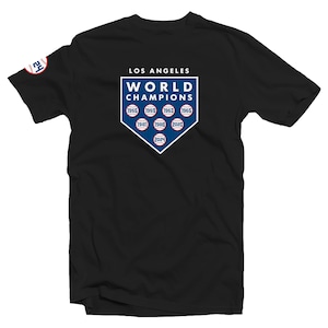 8x wereldkampioen, Los Angeles Dodgers, uniseks T-shirt